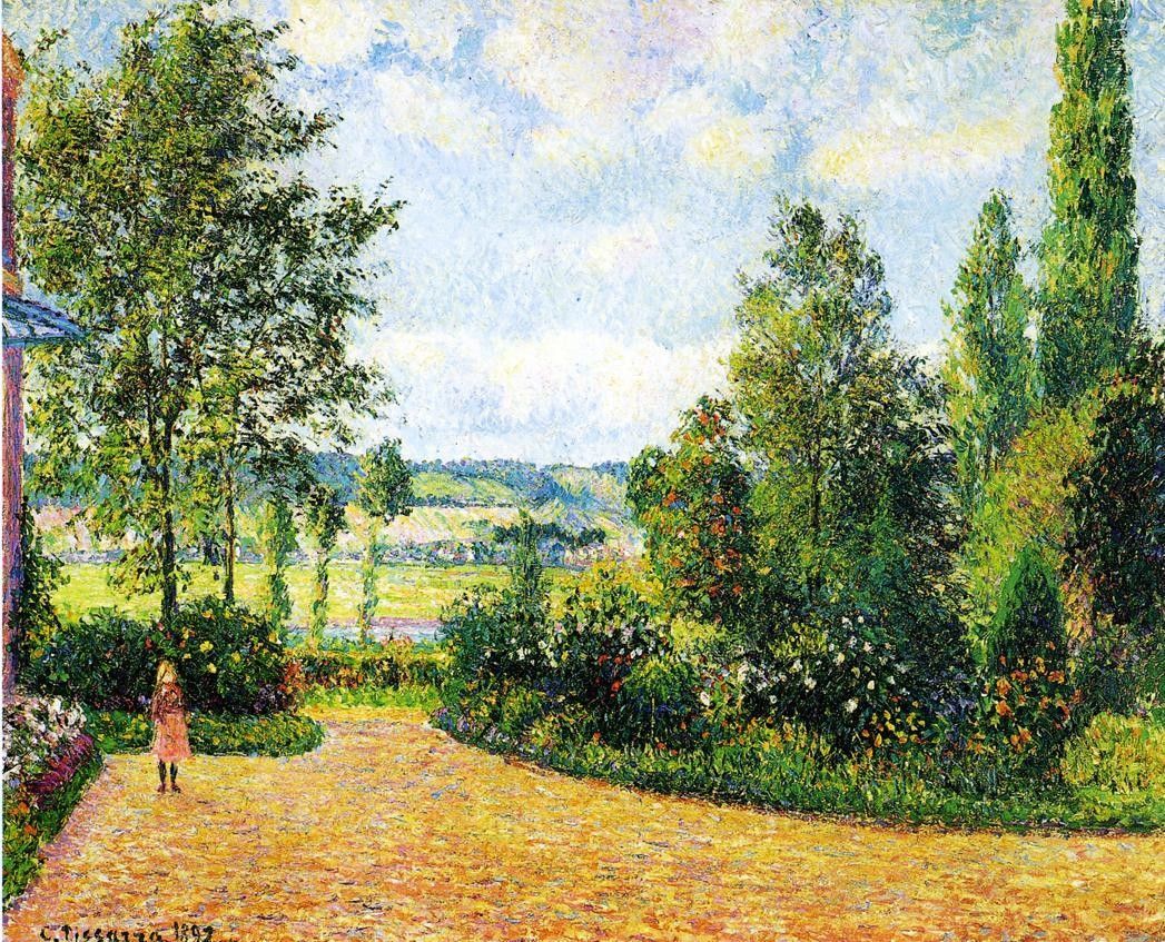 Camille Pissarro Jardin Mirbeau aux Damps